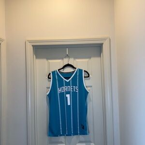 NBA Teal and White Hornets Jersey